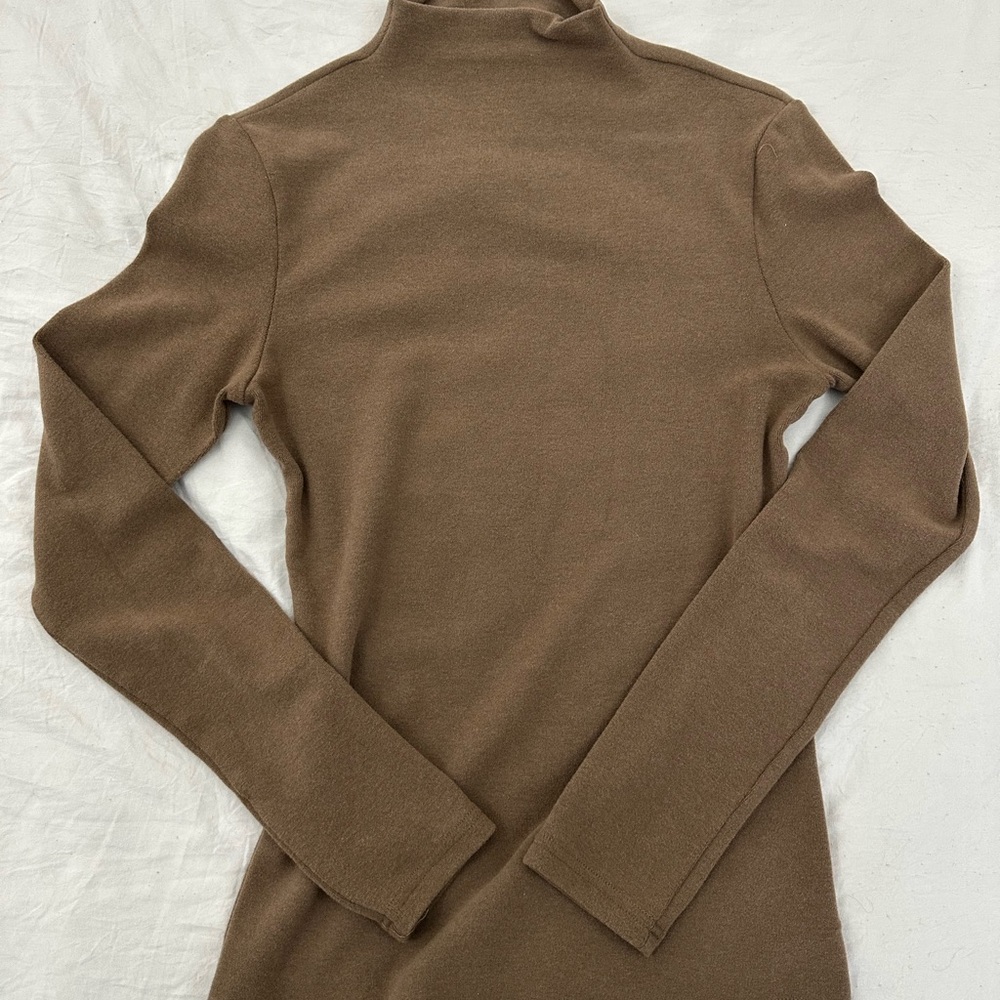 OGL Taupe Turtleneck Sweater